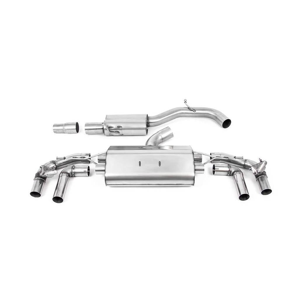 MILLTEK SSXVW632 Particulate Filter-back 115 GT VW Golf Mk8 R 2.0 TSI 320PS (GPF Equipped Models Only) 2021 - 2022 Photo-0