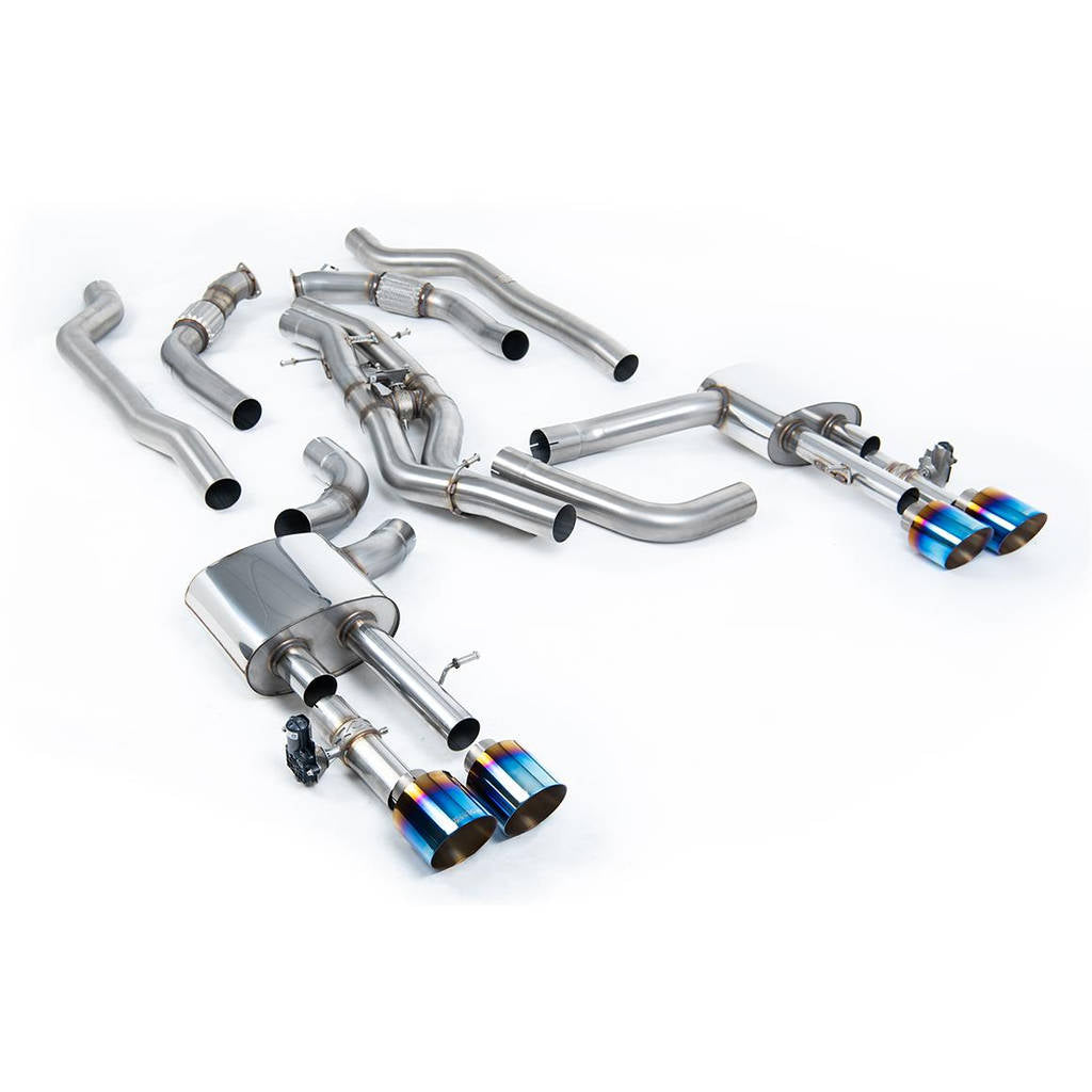 MILLTEK SSXAU951 Cat-back 115 GT AUDI S8 D5 4.0 TFSI V8 Saloon / Sedan (Non OPF/GPF) 2020 - 2022 Photo-0