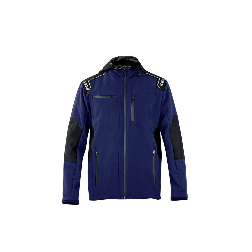SPARCO 02404BM1S SEATTLE softshell jacket, navy blue, size S Photo-0