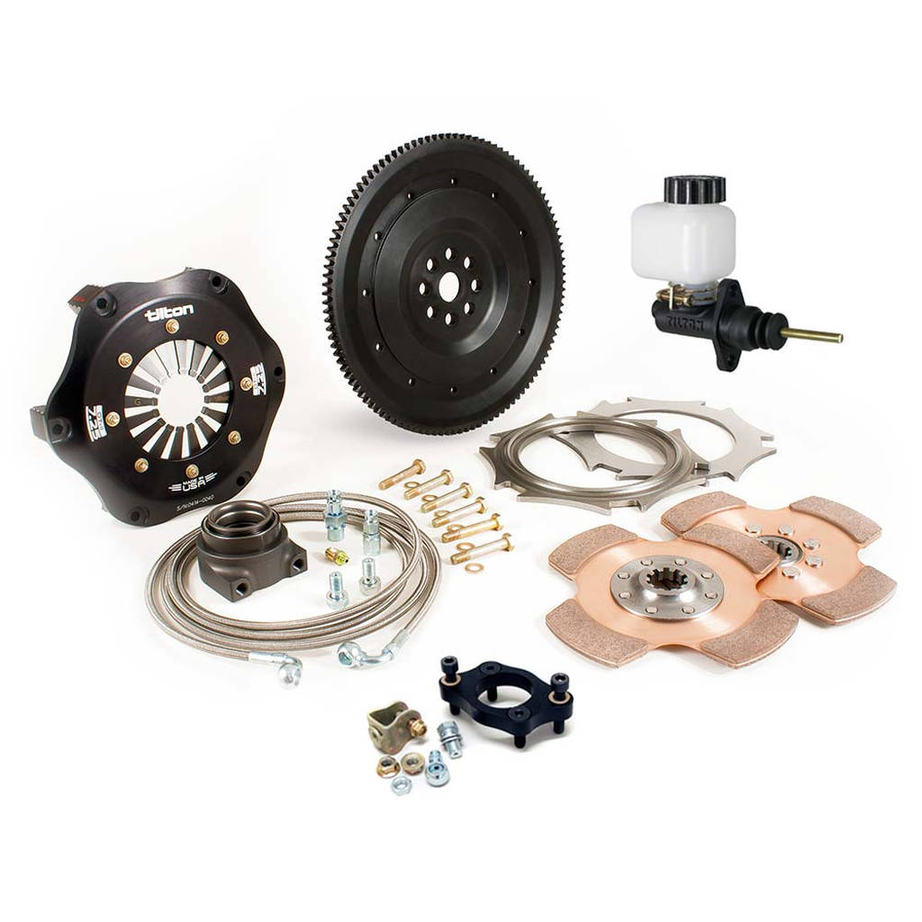 TILTON 56-300H-KIT CFA, HONDA B16A/B18, '92-ON, 7.25", CERAM, 2 PL, (910 LB-FT) INCLUDES 61-7770 HRB KIT Photo-0