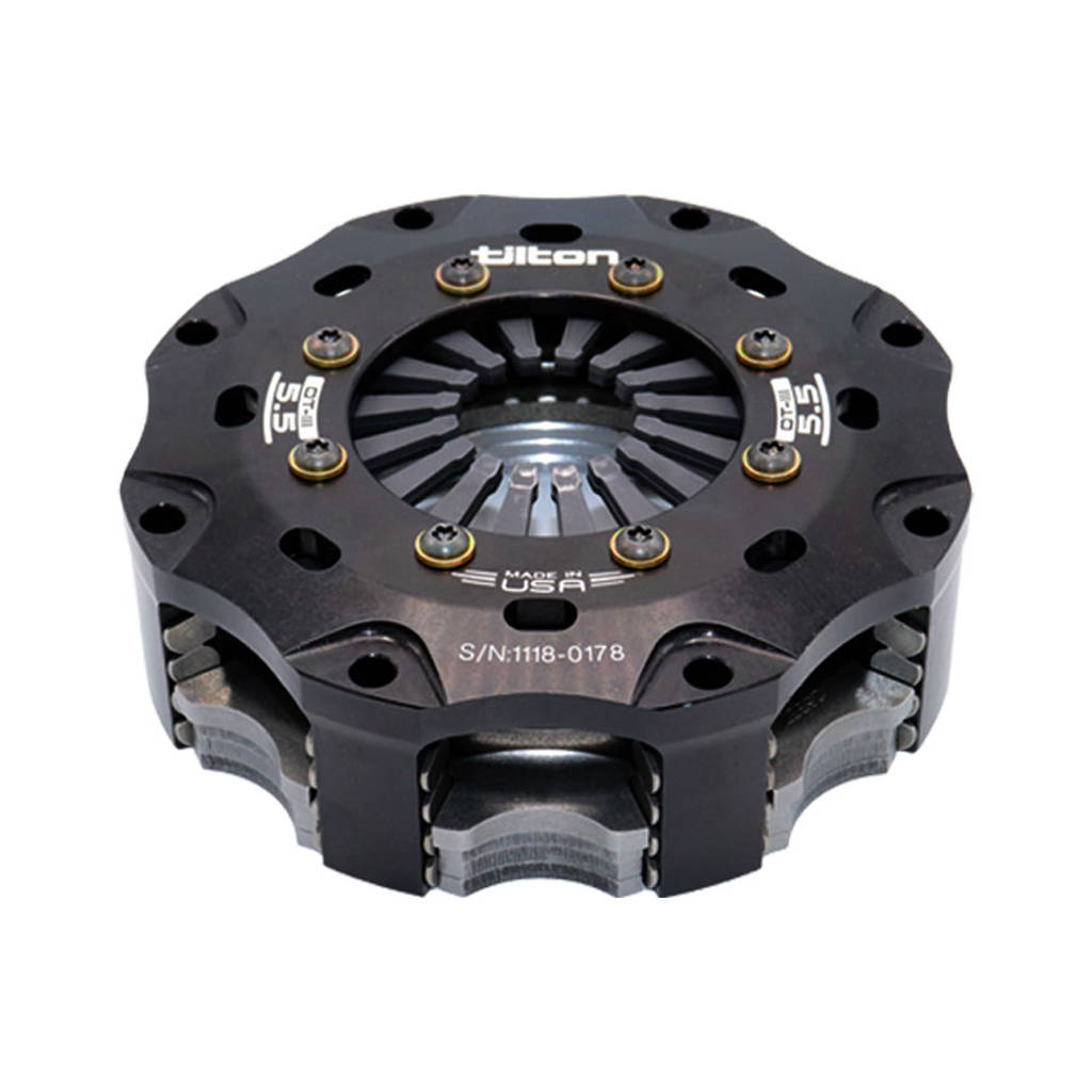 TILTON 67-514HG CLUTCH, METAL, 5.5", 4 PL, HR, GRY, POT, HVY DTY Photo-0