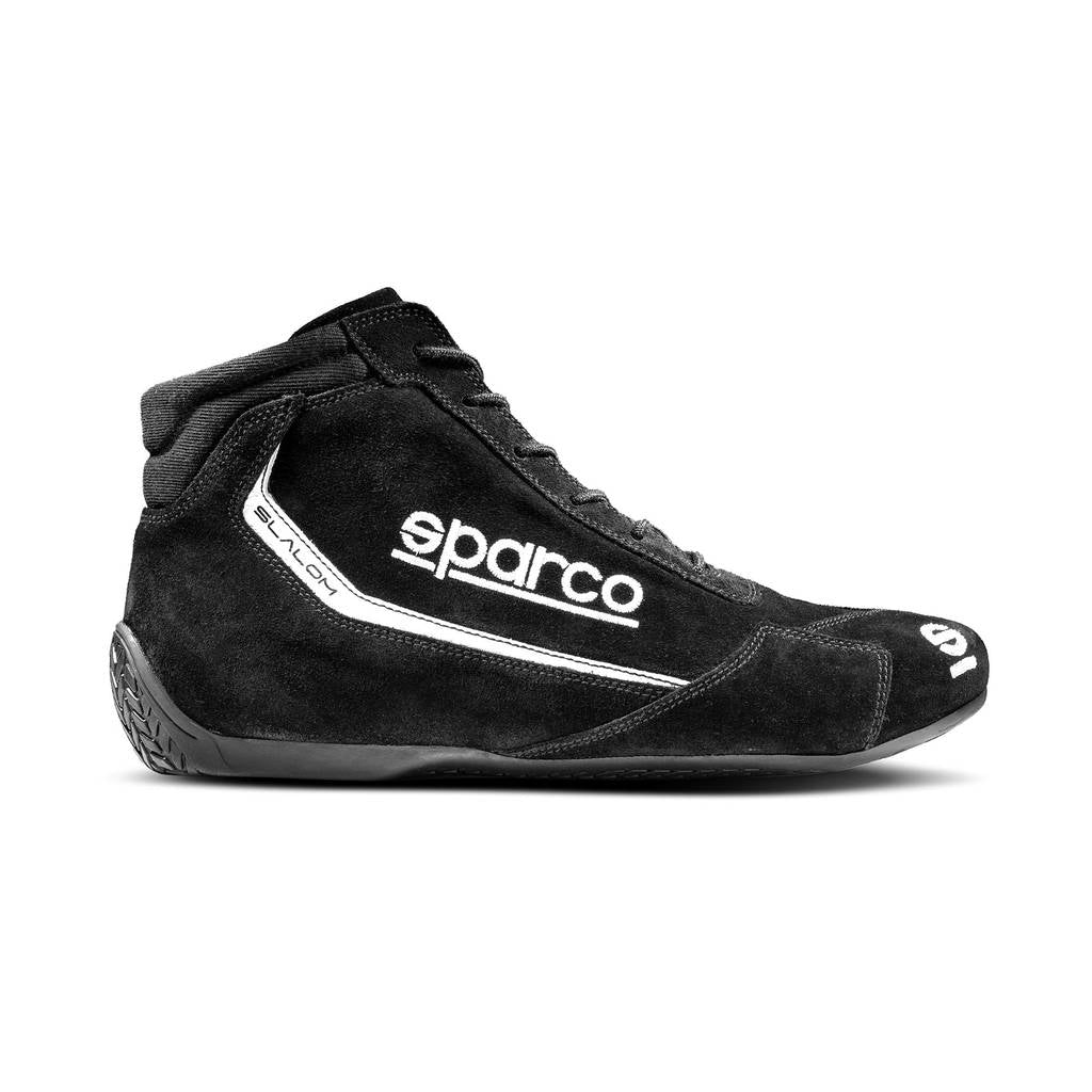 SPARCO 00129545NR Racing shoes SLALOM 2022, FIA 8856-2018, black, size 45 Photo-1