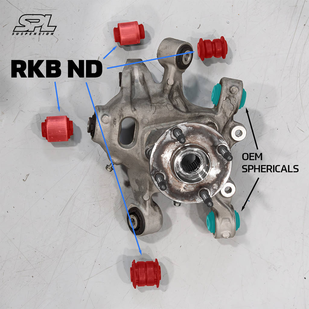 SPL PARTS SPL RKB ND ND MAZDA Miata Rear Knuckle Bushing Kit Photo-4
