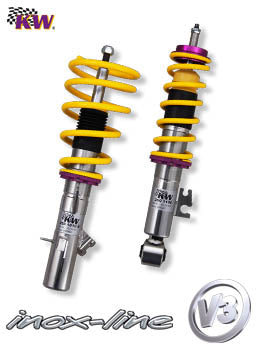 KW 35210005 Coilover Kit INOX V3 AUDI A3; (8L) Photo-0