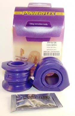 POWERFLEX PFF19-124 x2 Front Anti Roll Bar Mounting Bushing (24mm) Merkur XR4Ti Photo-0