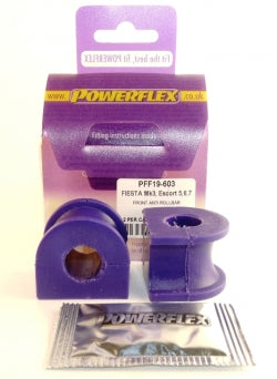 POWERFLEX PFF19-603 x2 Front Anti Roll Bar Bushing (16mm) FORD Escort Mk5/6&7inc RS2000 (1990 - 2001) Photo-0