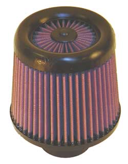 K&N RX-4950 UNIVERSAL X-Stream Clamp-On Air Filter 2-1/2"FLG, 6"B, 5"T, 5-1/2"H Photo-0