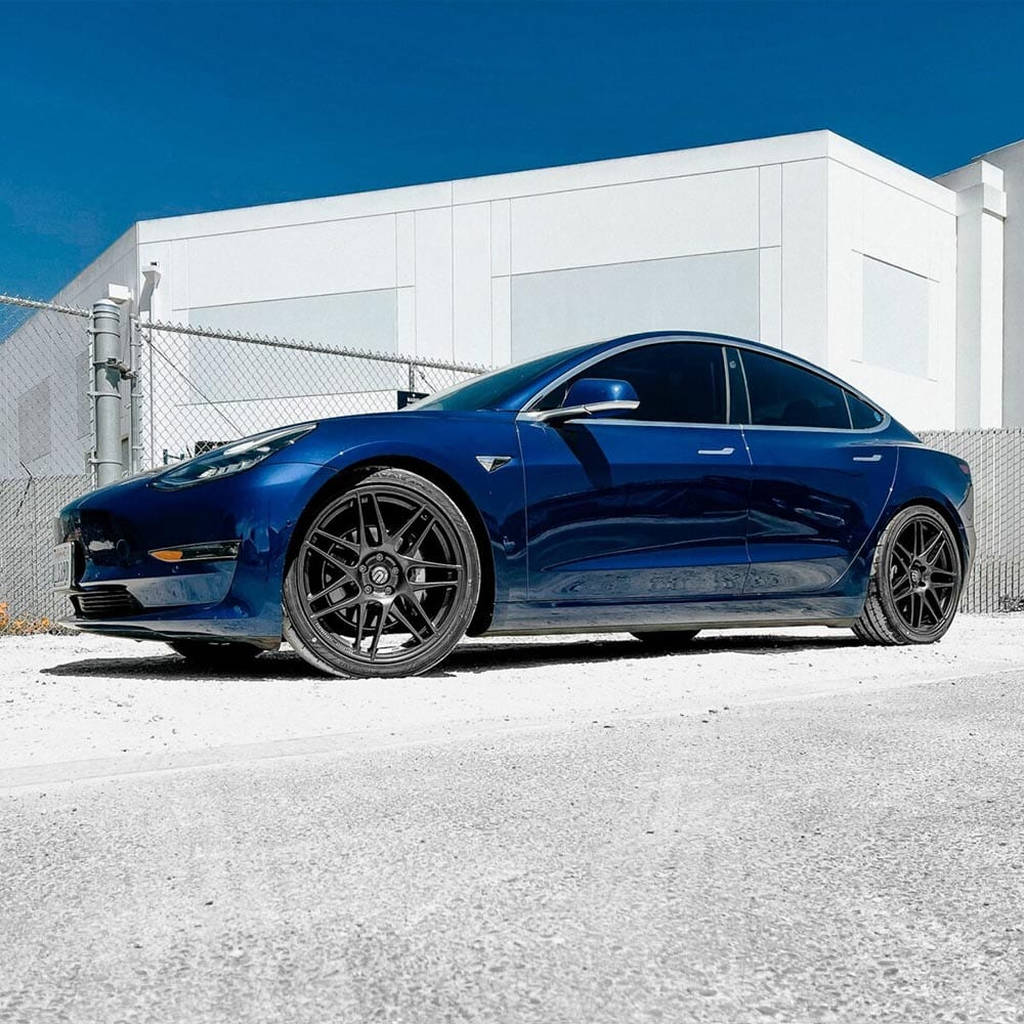 UNPLUGGED PERFORMANCE UP-M3MY-357-4.1 Spare Wheel UP x BBS Flugplatz (FP) 20x9+32 Satin Asteroid Graphite 1pc for TESLA Model 3 / Y Photo-3