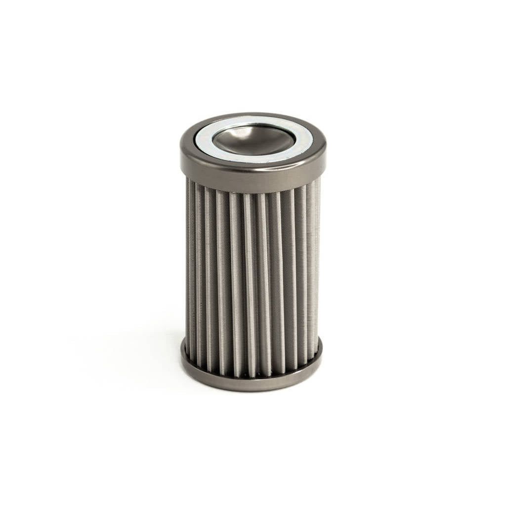 DEATSCHWERKS 8-02-110-040 In-line fuel filter element, stainless steel 40 micron. Fits DW 110mm housing, Universal Photo-0