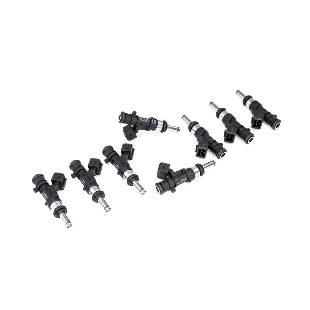 DEATSCHWERKS 17MX-00-1100-8 Set of 8 1100cc Injectors for BMW M5 E39 S62 2000-03 and BMW M3 E90/E92/E93 4.0L S65 2008-13 Photo-0