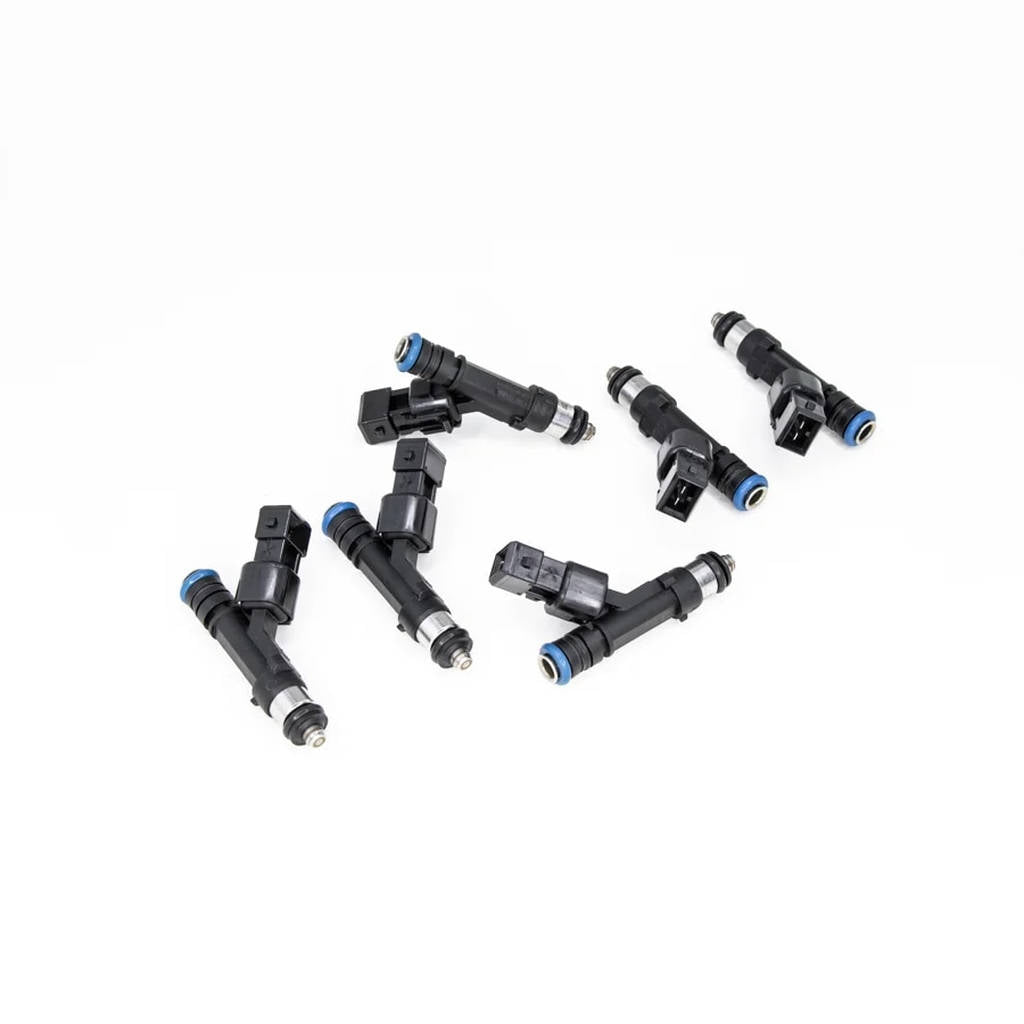 DEATSCHWERKS 18U-09-0900-6 Set of 6 900cc Injectors for Volvo L6 Turbo White Block 1992-2008, BMW E30/E36 M20/M50/M52/S50/S52 1987-2000 Photo-0
