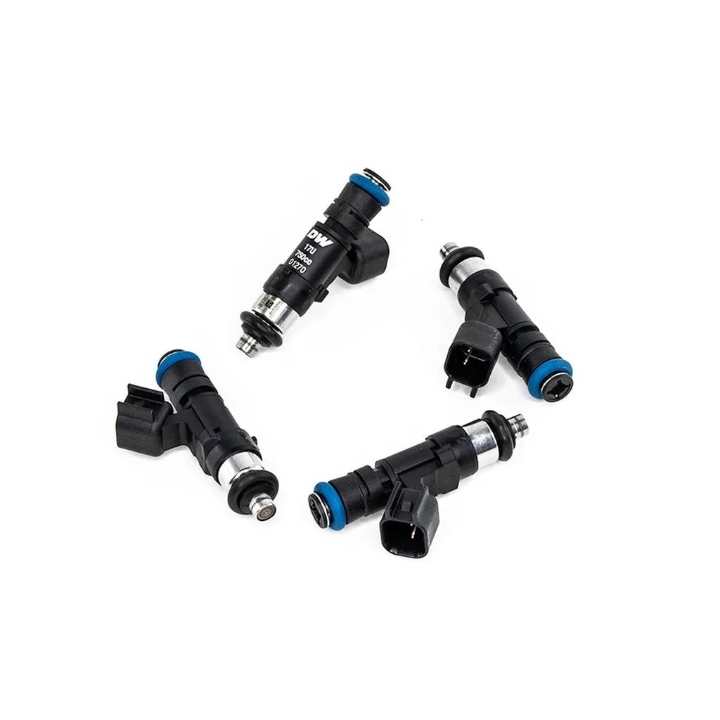 DEATSCHWERKS 17U-14-0750-4 Set of 4 750cc Injectors for Dodge Neon SRT-4 03-05 and Caliber SRT-4 08-09 Photo-0