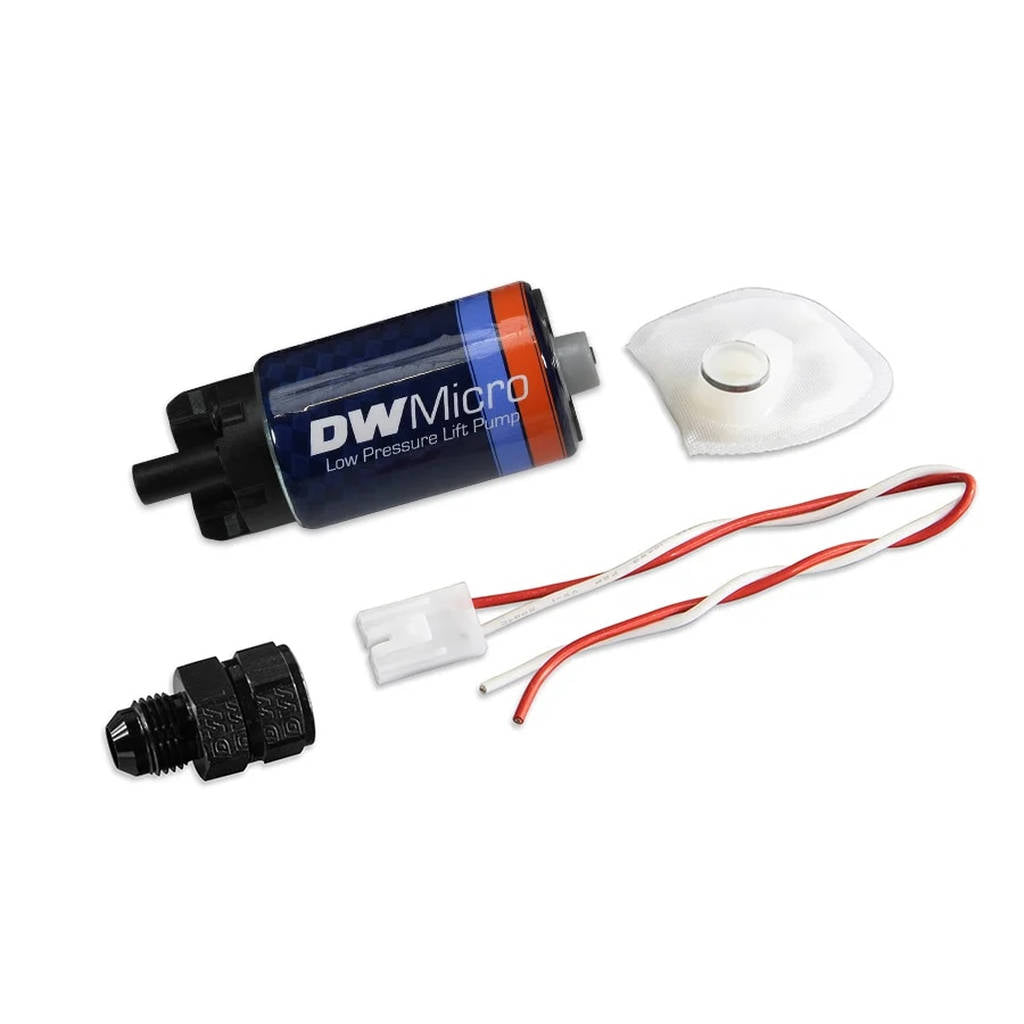 DEATSCHWERKS 9-110-1056 DWMicro series, -6AN 210lph low pressure lift fuel pump Photo-0