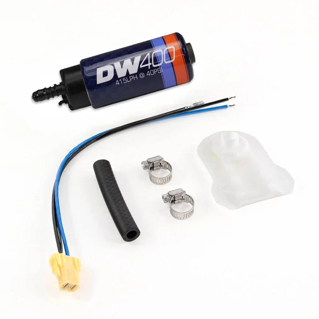 DEATSCHWERKS 9-401-1041 415lph in-tank fuel pump w/ 9-1041 install kit for Nissan S13/S14/S15, 98-11 Patrol, 97-07 Subaru Forester Photo-0