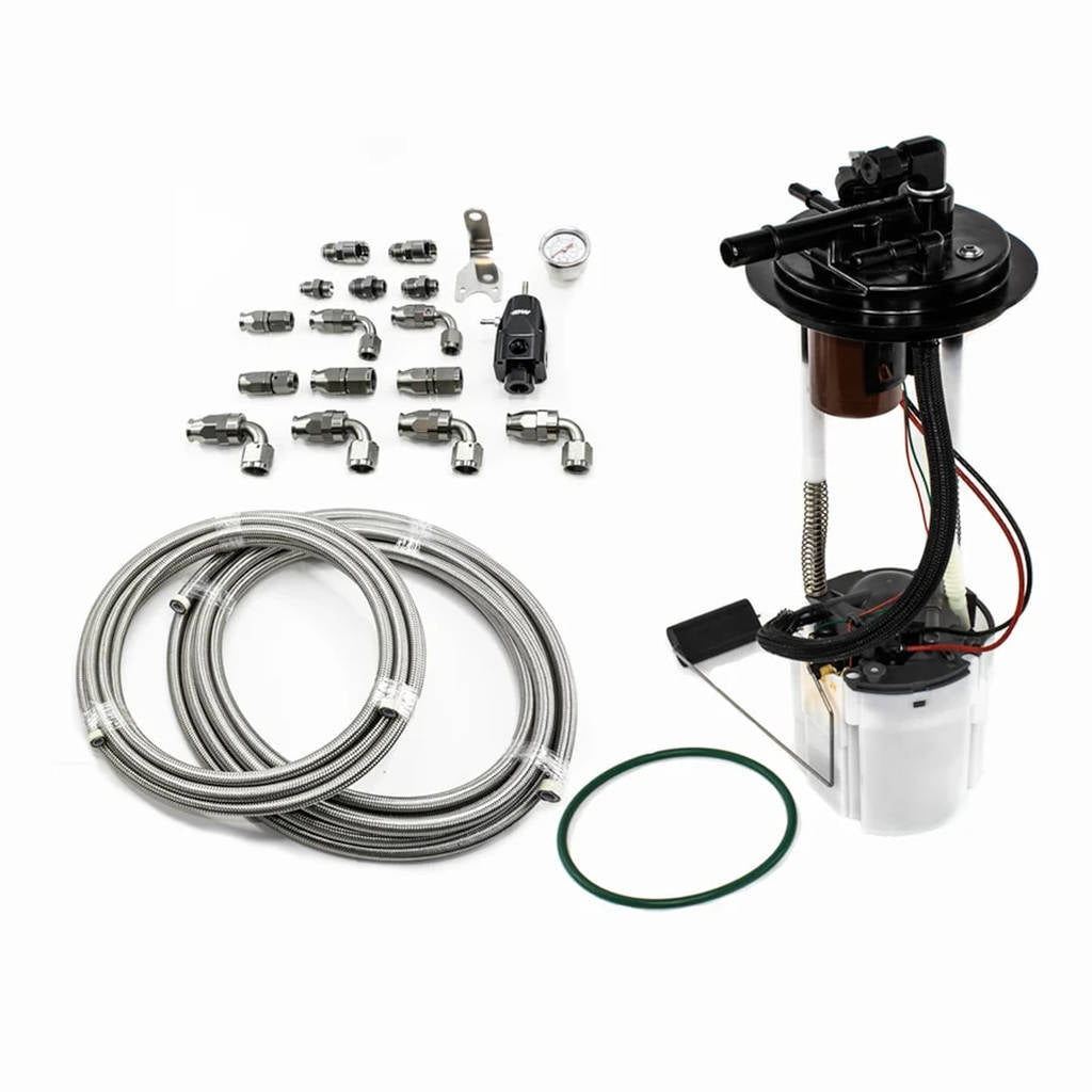 DEATSCHWERKS 9-401-603-7013 DW400 Pump Module + Return Kit SS PTFE for Chevy Silverado 1500/2500/3500 Photo-0