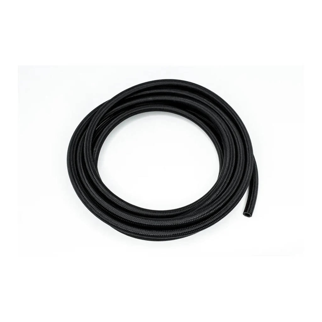 DEATSCHWERKS 6-02-0815-20 6AN Black Nylon Braided CPE Hose, 20 feet Photo-0