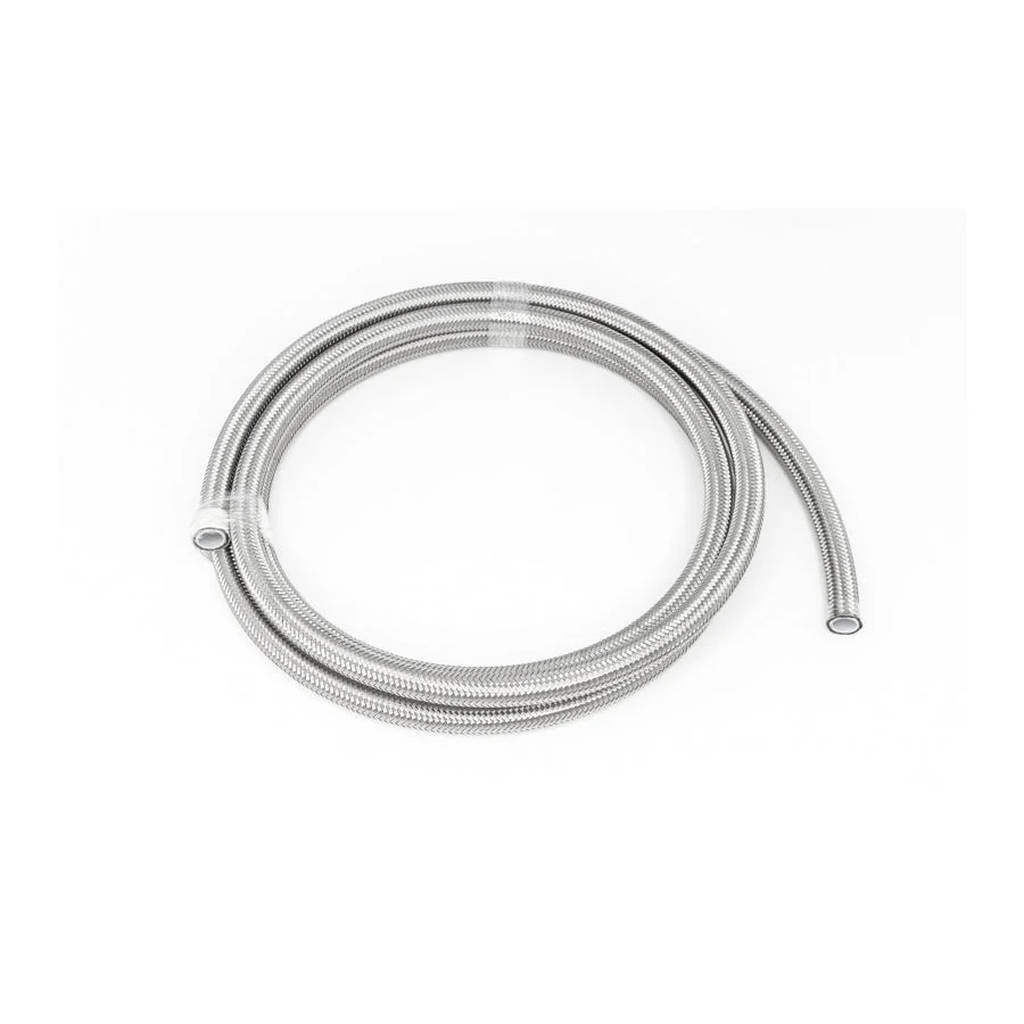 DEATSCHWERKS 6-02-0861-10 6AN SS Double Braided PTFE Hose, 10 feet Photo-0