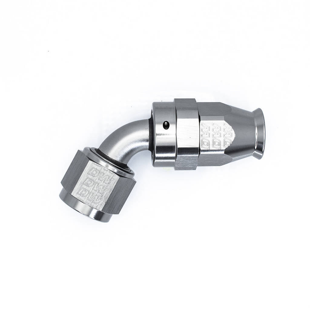 DEATSCHWERKS 6-02-0874 8 AN Female Flare Swivel (Incl Ferule/Olive) 60-degree Hose End PTFE, anodized DW titanium Photo-1