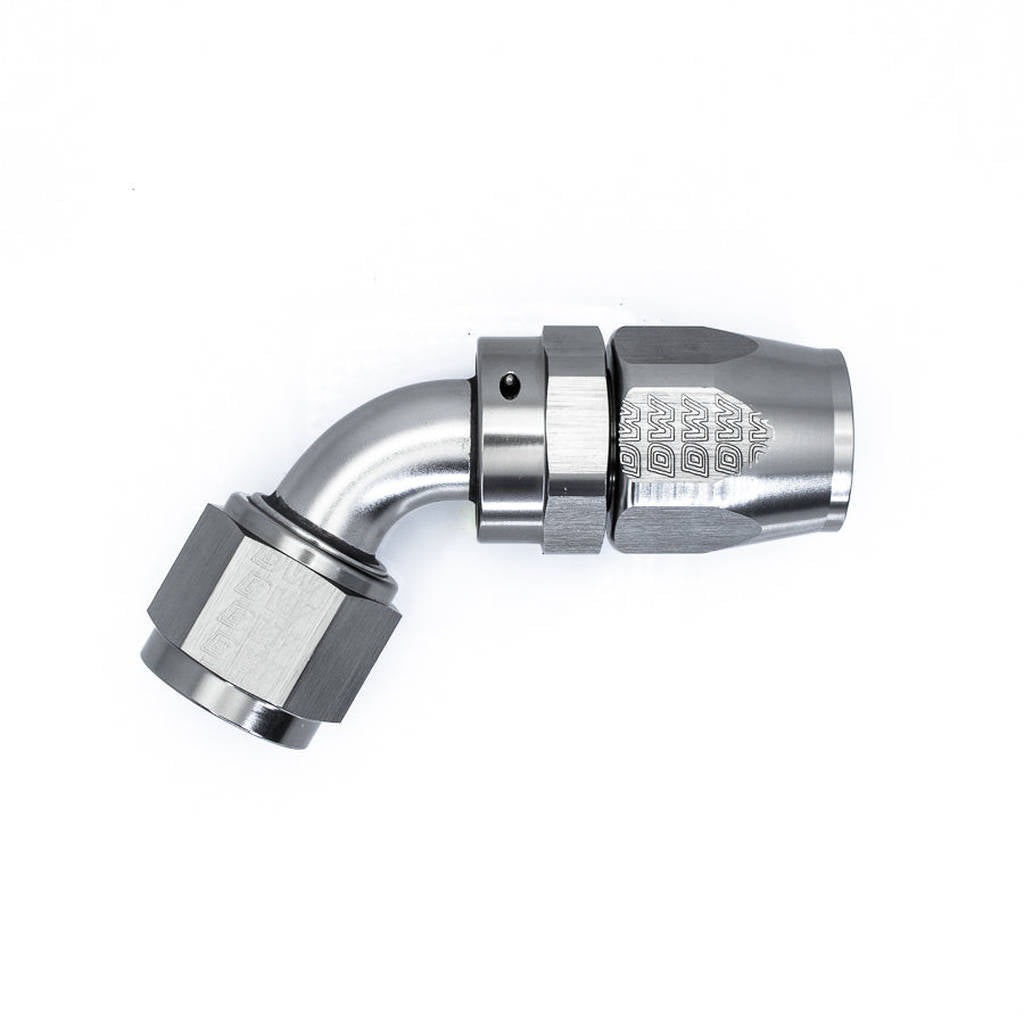 DEATSCHWERKS 6-02-0825 10 AN Female Flare Swivel 60-degree Hose End CPE, anodized DW titanium Photo-0