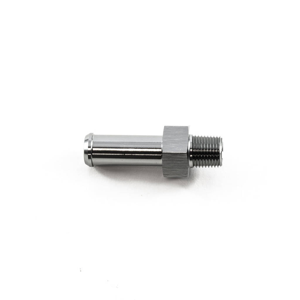 DEATSCHWERKS 6-02-0917 1/8 inch NPT Male Thread to 3/8 inch Single Hose Barb Adapter Photo-0