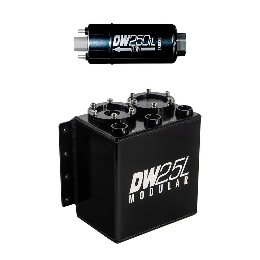 DEATSCHWERKS 6-251-25ST 2.5L modular surge tank, universal. Includes 1 250iL In-line Fuel Pump Photo-0