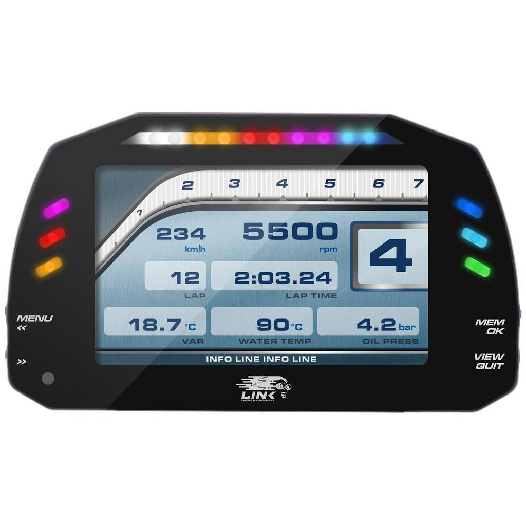 LINK ECU 100-0169 AIM MXS 5" Dash - Race Edition Photo-1