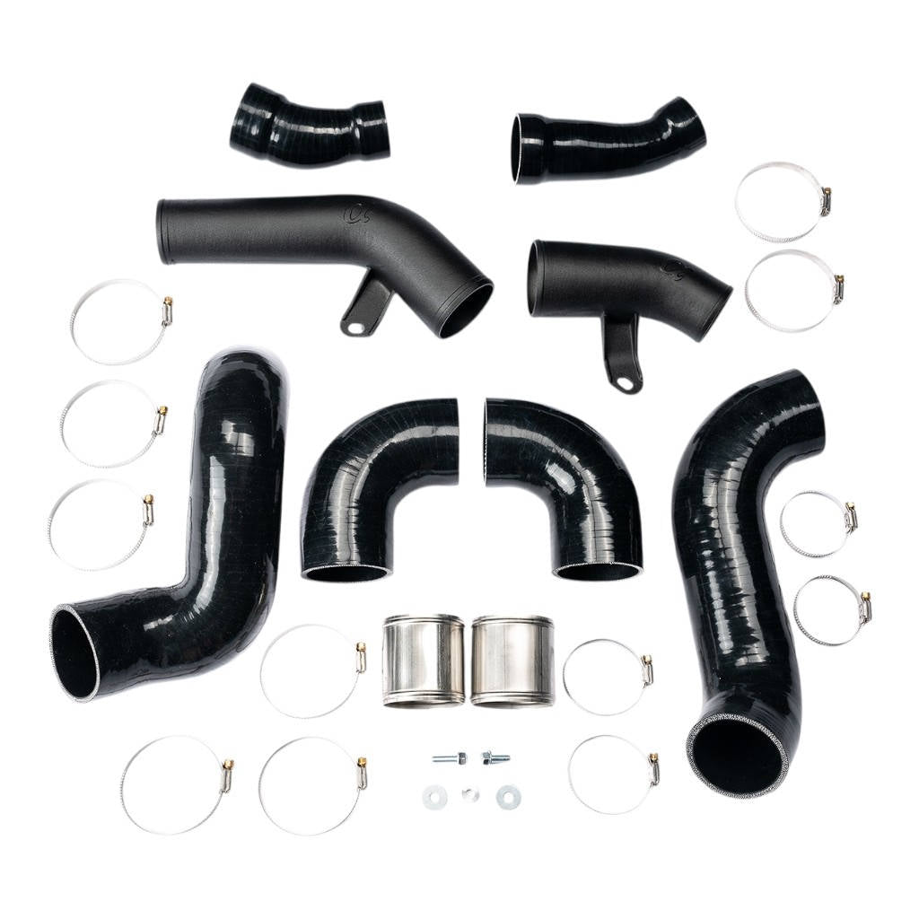AMS ALP.07.14.0021-1 Turbo Kit 3" Lower Intercooler Pipes 9 for NISSAN G-TR (R35) Photo-5