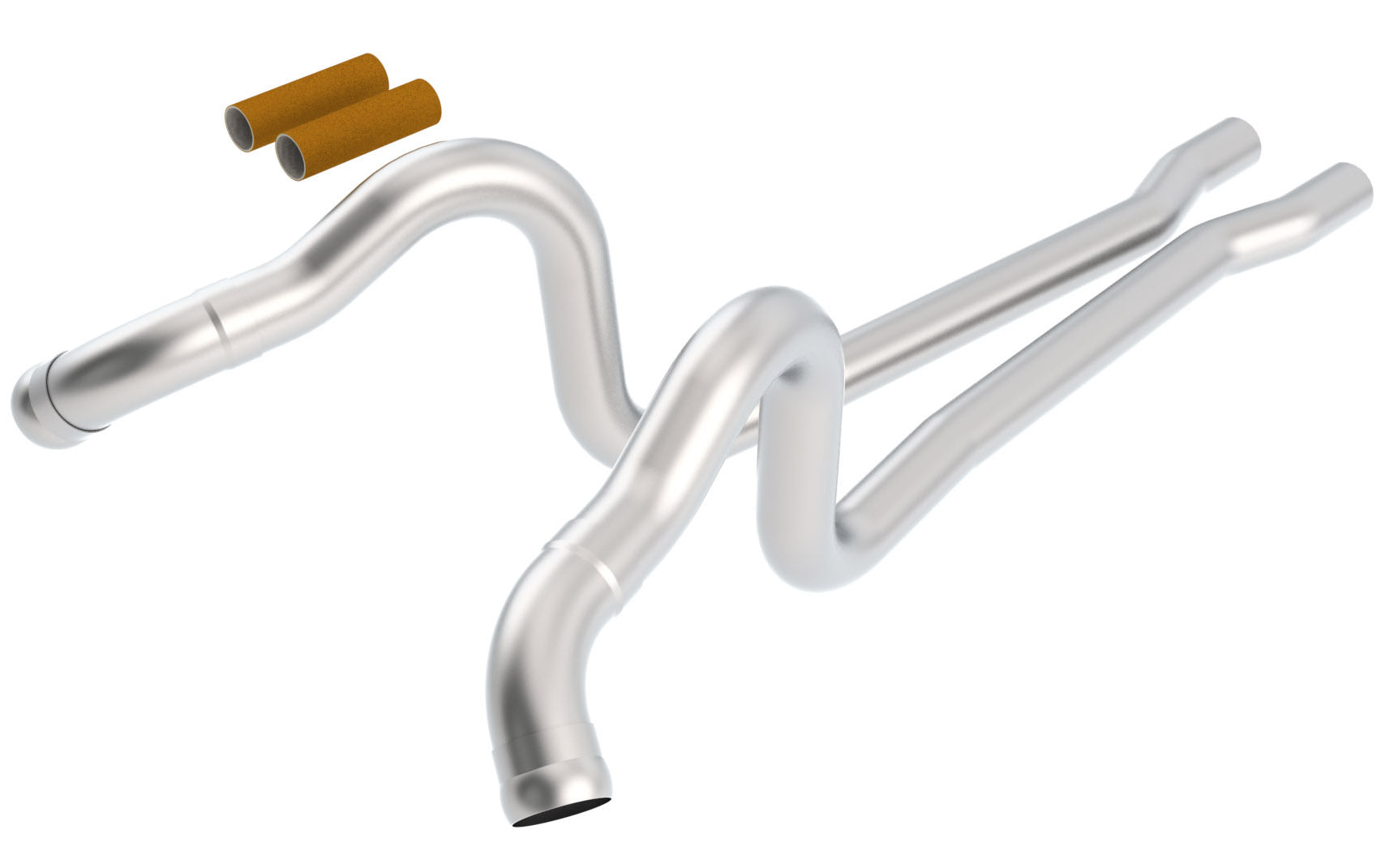 BORLA 60521 Exhaust System X-Pipes, Mid-Pipes, & Down-Pipes MUST 11- 12 OVER AXLE PIPES Photo-0