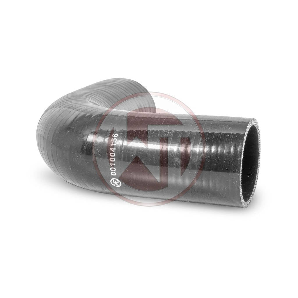 WAGNER TUNING 001004157 Rennsport ID76mm (3) silicone hose 90B° bend black Photo-0