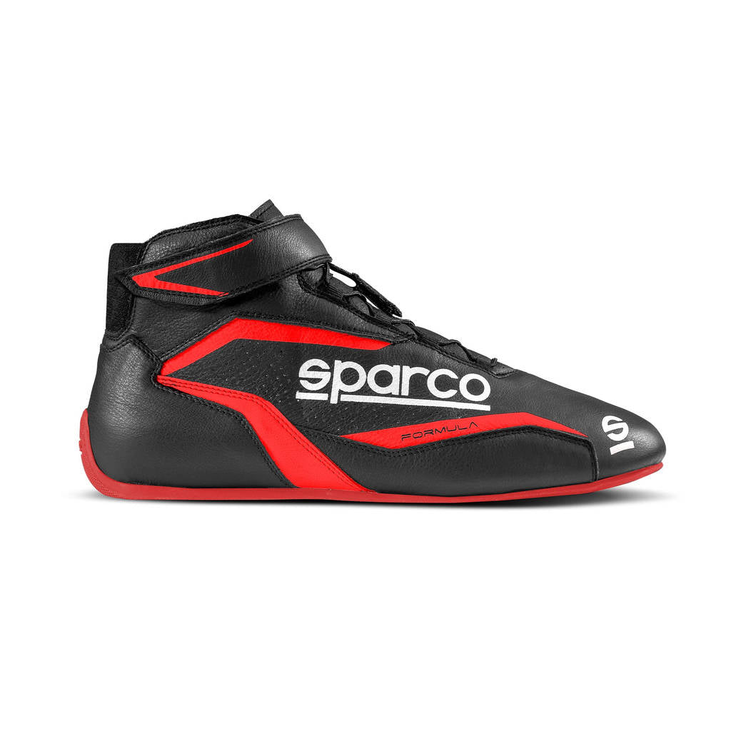 SPARCO 00129643NRRS FORMULA Racing shoes, FIA 8856-2018, black/red, size 43 Photo-0