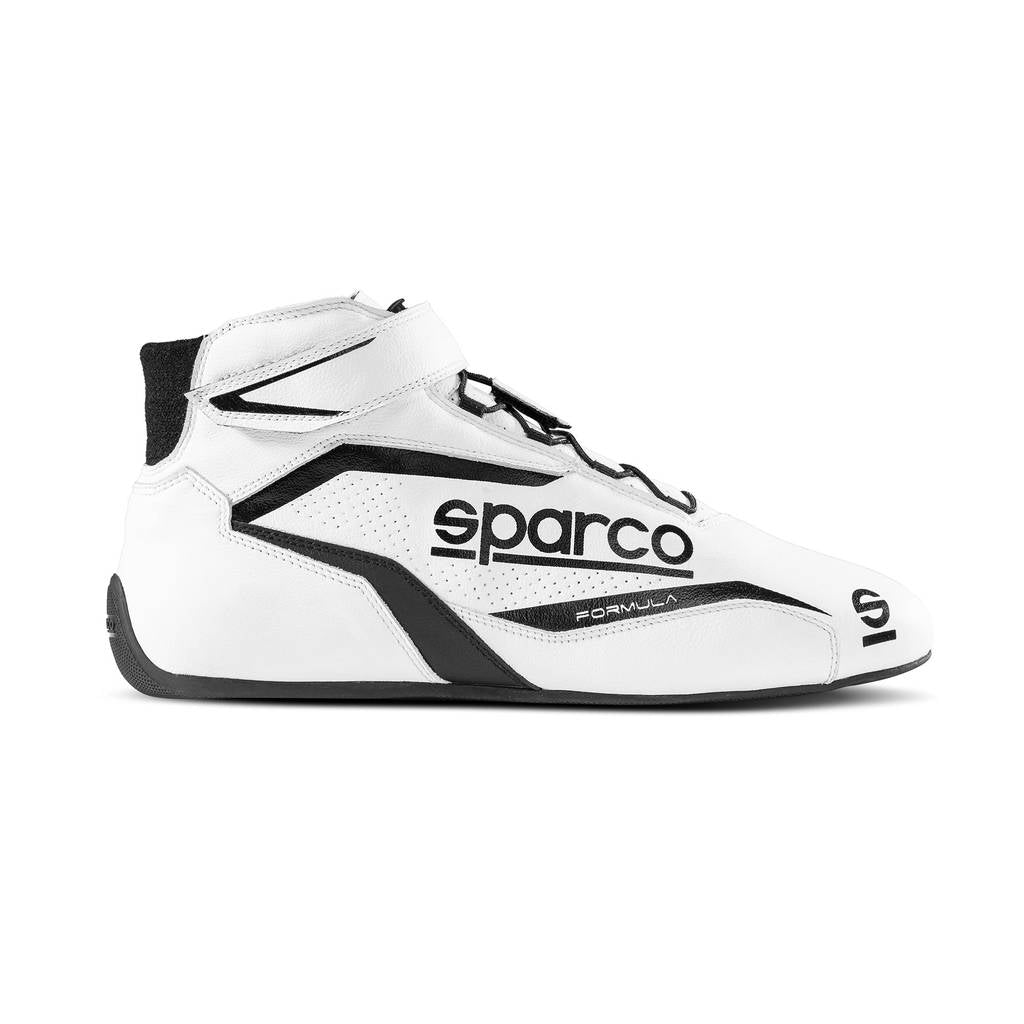 SPARCO 00129648BINR FORMULA Racing shoes, FIA 8856-2018, white/black, size 48 Photo-0