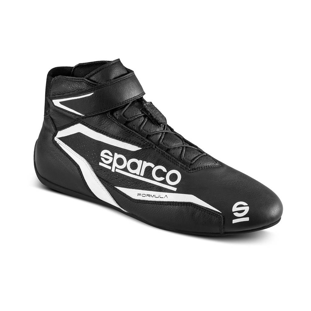 SPARCO 00129648NRBI FORMULA Racing shoes, FIA 8856-2018, black/white, size 48 Photo-1