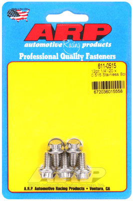 ARP 611-0515 SAE Bolt Kit 1/4-20 x 0.515 12pt SS bolts Photo-0
