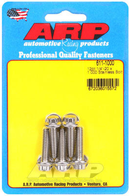 ARP 611-1000 SAE Bolt Kit 1/4-20 x 1.000 12pt SS bolts Photo-0