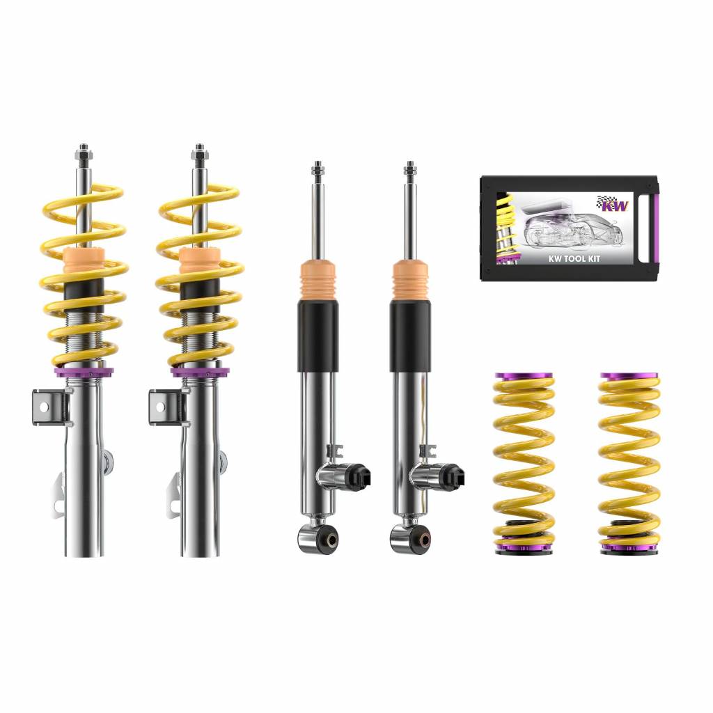 KW 39080061 Coilover Kit INOX DDC PLUG & PLAY VW ID.3; (E1) 11/20- Photo-0
