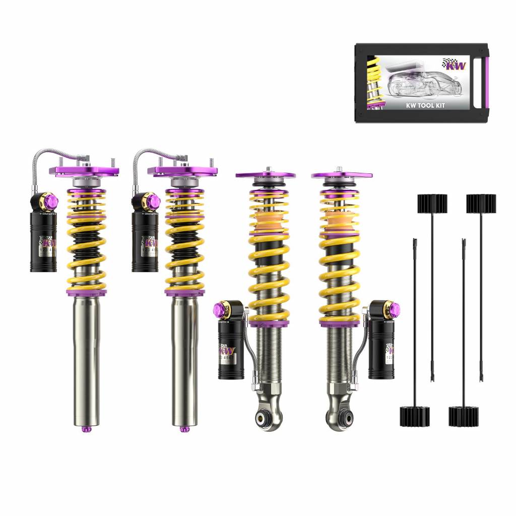 KW 39771277 Coilover Kit CLUBSPORT V4 (incl. Deactivation Electronic Dampers) for PORSCHE 911 GT3 (991) 2013-2024 Photo-0