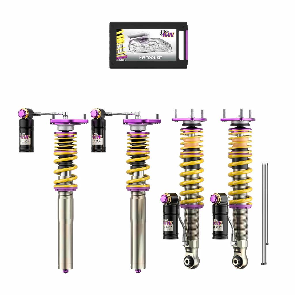 KW 39771286 Coilover Kit CLUBSPORT V4 (incl. Deactivation Electronic Dampers) for PORSCHE 911 GT3RS / GT3RS R (991) 2013-2024 Photo-0
