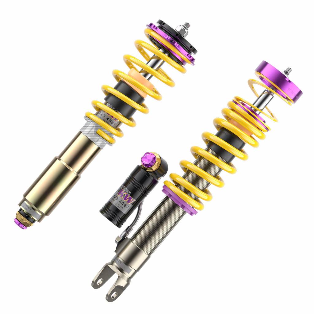 KW 3A771090 Coilover Kit INOX V4 (incl. Deactivation Electronic Dampers) for PORSCHE 911 Turbo / Turbo S (992) Photo-1
