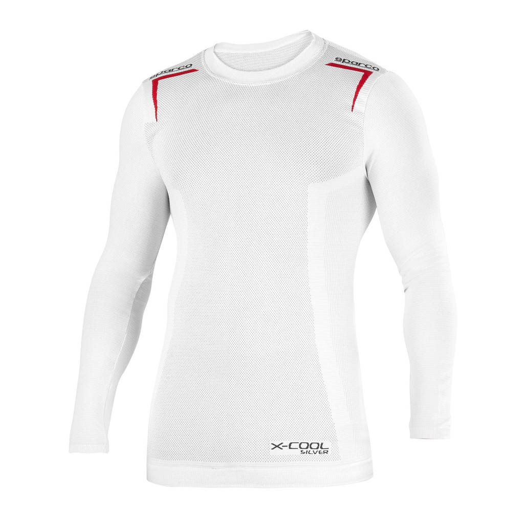SPARCO 002202BIRS3ML K-CARBON LONG SLEEVE, white, size M/L Photo-0
