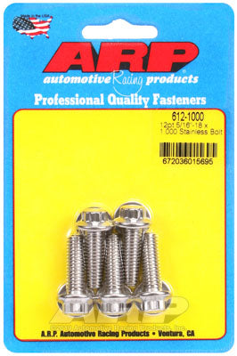 ARP 612-1000 SAE Bolt Kit 5/16-18 x 1.000 12pt SS bolts Photo-0