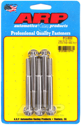 ARP 612-3000 SAE Bolt Kit 5/16-18 x 3.000 12pt SS bolts Photo-0