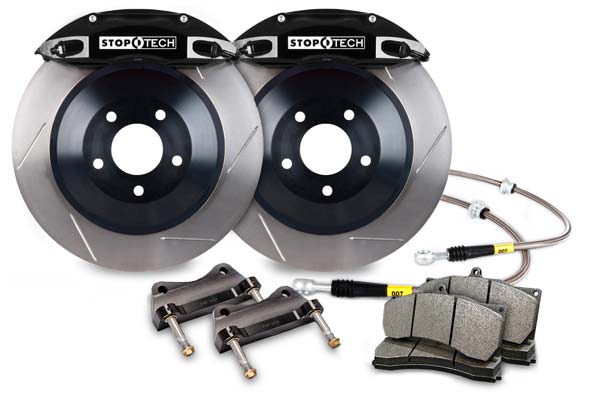 STOPTECH 82.874.0058.51 BBK 1PC ROTOR, REAR SLOTTED 380X32/ST41 BLACK TOYOTA LAND CRUISER '08 Photo-0