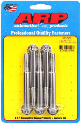 ARP 613-3250 SAE Bolt Kit 3/8-16 x 3.250 12pt SS bolts Photo-0
