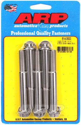 ARP 614-3500 SAE Bolt Kit 7/16-14 X 3.500 12pt 1/2 wrenching SS bolts Photo-0