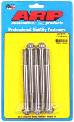 ARP 614-4750 SAE Bolt Kit 7/16-14 X 4.750 12pt 1/2 wrenching SS bolts Photo-0