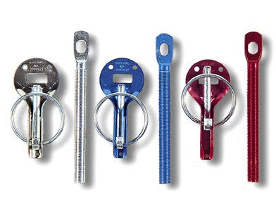 SPARCO 01606AR Bonnet pins, aluminium, red Photo-0