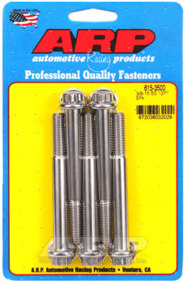 ARP 615-3500 SAE Bolt Kit 3/8-16 x 3.500 12pt 7/16 wrenching SS bolts Photo-0