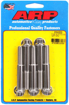 ARP 616-3000 SAE Bolt Kit 7/16-14 X 3.000 12pt SS bolts Photo-0