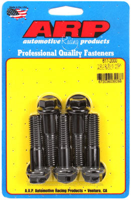 ARP 617-2000 SAE Bolt Kit 1/2-13 x 2.000 hex black oxide bolts Photo-0