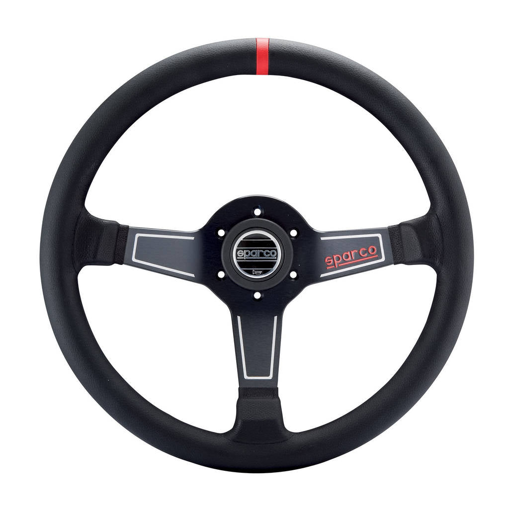 SPARCO 015L750PL Steering wheel L575, leather, black, diam.350mm, reach 63mm Photo-0